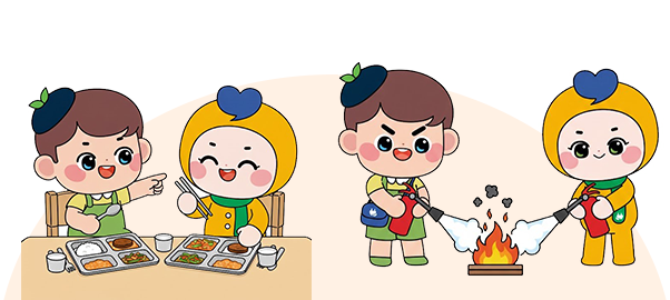 운영지원 일러스트